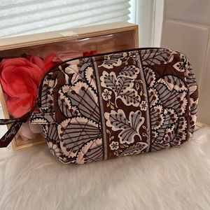 Vera Bradley brown Pouch EUC